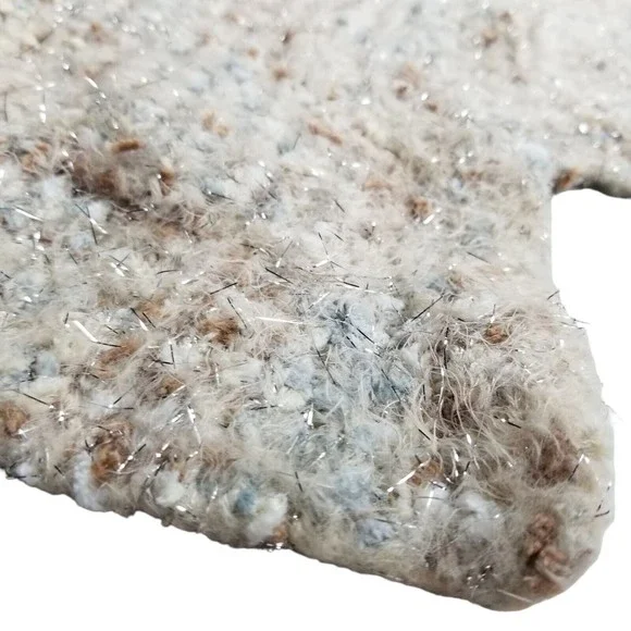 Maurices Sweater Womens Sz M Chunky Knit Cardigan Long Sleeve Sparkle Open Front - Picture 6 of 12